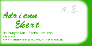 adrienn ekert business card